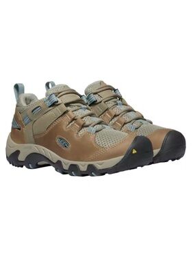 Keen Women's Steens Vent Hiking Shoes - Timberwolf -blue size 6.5